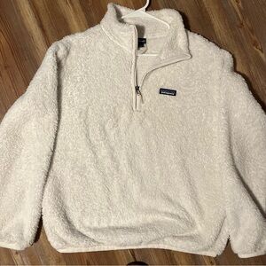Patagonia Off-White Fleece Jacket